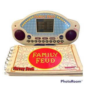 Vintage 1997 Family Feud Handheld Game 90s Game Show